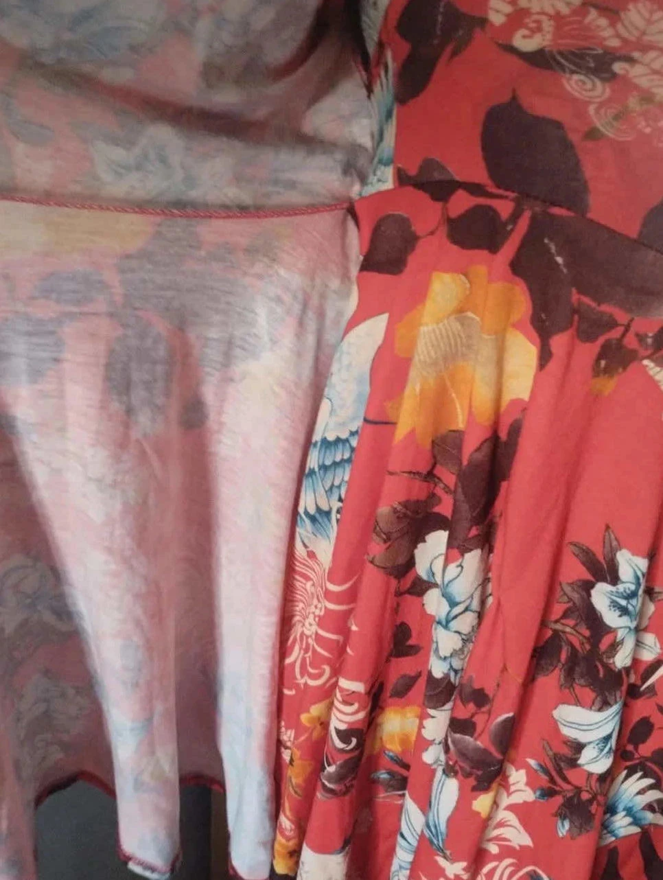 Vestido floral vermelho/alaranjado, Boohoo, T36 – photo 8